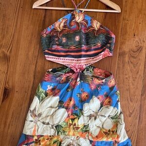 FARM Rio Multicolor Floral Mini Dress